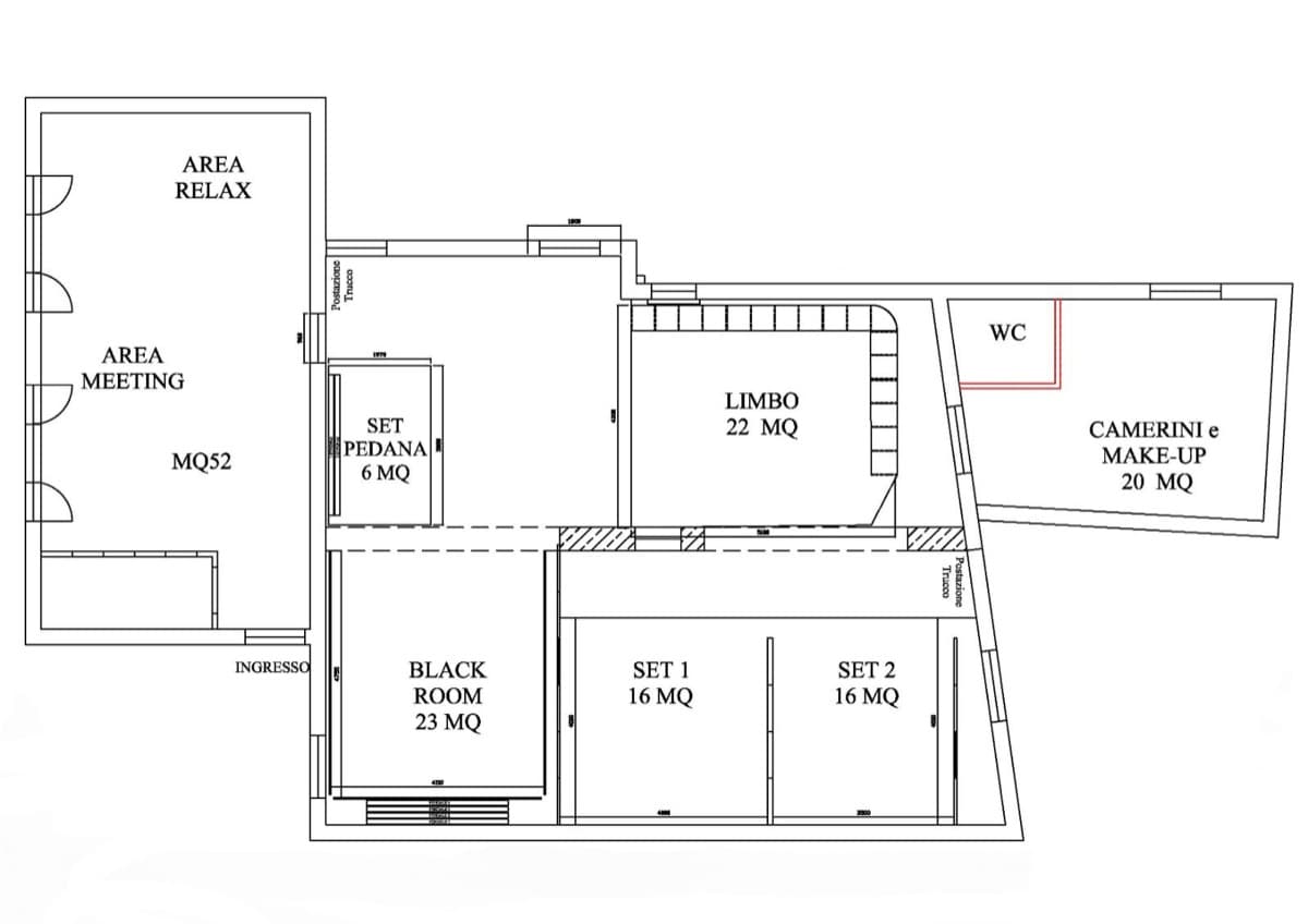 Planimetria Fritto Studios